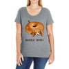 beagle bagel Ladies Curvy T-Shirt