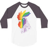 rooster pride 3/4 Sleeve Shirt
