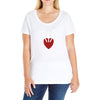 three of swords Ladies Curvy T-Shirt