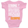 Strong Independent Motivated Scorpio Baby Onesie