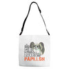This Girl Loves Her Papillon Adjustable Strap Totes