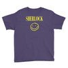 sherlock holmes smiley face Youth Tee