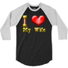 i heart my wife 3/4 Sleeve Shirt