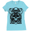 skull Ladies Fitted T-Shirt
