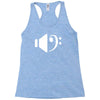 bass speaker Racerback Tank