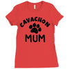 cavachon mum Ladies Fitted T-Shirt