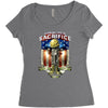 honor their sacrifice war soldier Women's Triblend Scoop T-shirt