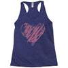 valentines day hearts Racerback Tank