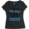 So There's This Boy Who Will Always Have A Piece Of My Heart He Calls Women's Triblend Scoop T-shirt