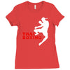 thai box boxe thailandese combattimento sport Ladies Fitted T-Shirt