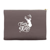trophy wife deer Accessory Pouches