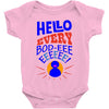 grover hello Baby Onesie
