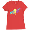 smoke and father Ladies Fitted T-Shirt