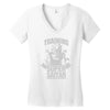training to go super saiyan Women's V-Neck T-Shirt