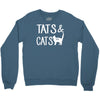 tats &amp; cats Crewneck Sweatshirt