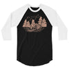 Camping Red 3/4 Sleeve Shirt