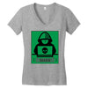 hacker Women's V-Neck T-Shirt