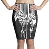 banksy street art zebra bar code Pencil Skirts