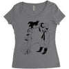 goku vs freeza Women's Triblend Scoop T-shirt