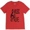 music lover V-Neck Tee