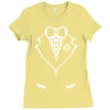 pixel tuxedo Ladies Fitted T-Shirt