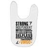 Strong Independent Motivated Virgo Baby Bibs