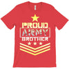 military, proud us army brother veteran u T-Shirt
