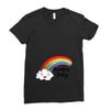 Rainbow Baby Ladies Fitted T-Shirt