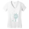 not for smart people Women's V-Neck T-Shirt