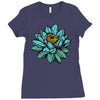 lotus flower Ladies Fitted T-Shirt