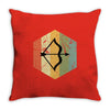 vintage sagittarius Throw Pillow