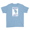 keep left shark Youth Tee