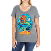 the little cthulhu Ladies Curvy T-Shirt