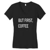 but firsh coffee Women's V-Neck T-Shirt