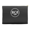 rca records distressed logo Accessory Pouches