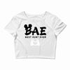 Bae Best Auntie Ever Crop Top