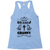 I Am One Blessed Granny Racerback Tank
