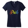 pride Women's V-Neck T-Shirt