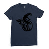 fangs dragon Ladies Fitted T-Shirt