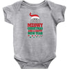 Meowy Christmas Baby Onesie