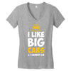 i like big monster cars Women's V-Neck T-Shirt