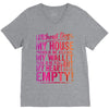 my heart is empty V-Neck Tee