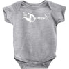 the damned band logo screen printed retro Baby Bodysuit