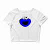 sesame street cookie monster Crop Top