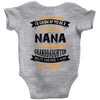 Super Cool Nana Of A Freaking Awesome Granddaughter Baby Onesie