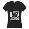 nurse lama Women's V-Neck T-Shirt