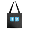 your girlfriend my girlfriend mens funny t shirt Tote Bags