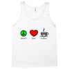 peace love coffee (2) Tank Top