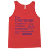 The Universe Is Made Of Protons Neutrons Elektrons And Morons Tank Top