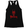 screaming skull Racerback Tank